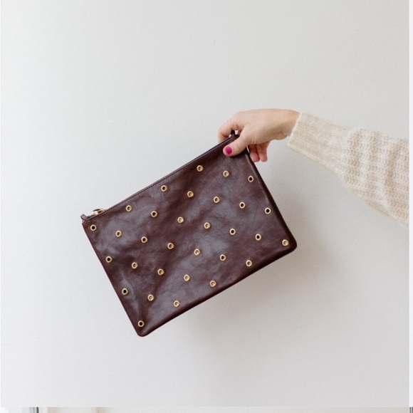 Clare V Flat Clutch with tabs, NWT - Picture 2 of 9